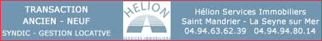 Helion le spécialiste de l'immobilier à Saint Mandrier.
