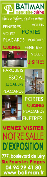Batiman à Six Fours les Plages: Batimax, fenêtres, portes, volets et Cuisines.