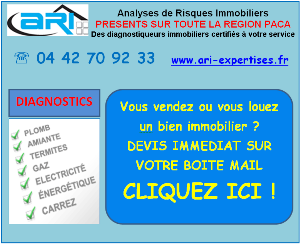 ARI Analyse du risque Immobilier, partout en PACA. Diagnostiques, plomb, amiante, termites, gaz, Electricité, Energétique, carrez.