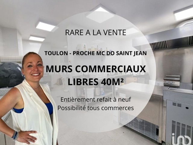 Vente  Local commercial de 40 m² à Toulon 98 000 euros Réf: SFN-1474864