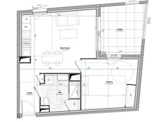 Vente  Appartement F2  de 44 m² à Hyères 248 000 euros Réf: SFN-1276949-1
