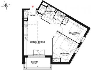 Vente  Appartement T3  de 57 m² à Puget sur Argens 309 200 euros Réf: SFN-1278292-3