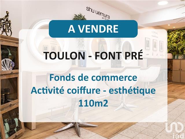 Vente  Local commercial de 110 m² à Toulon 48 500 euros Réf: SFN-1401948