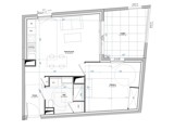 Vente  Appartement F2  de 44 m² à Hyères 250 280 euros