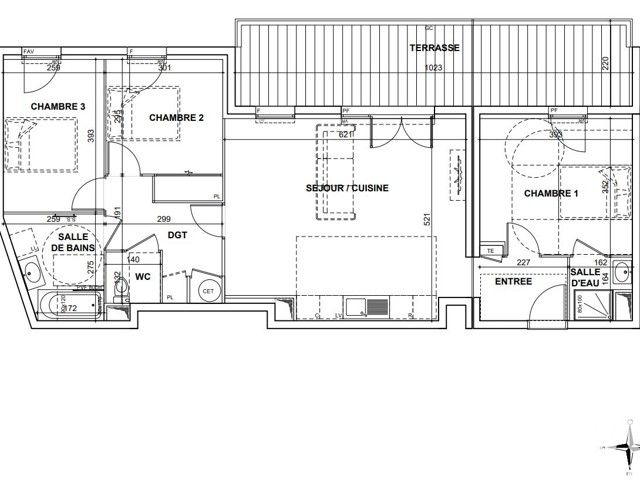 Vente  Appartement T4  de 85 m² à Toulon 425 000 euros Réf: SFN-1240447-4