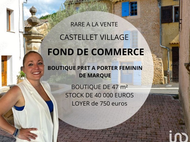 Vente  Local commercial de 47 m² au Castellet 149 000 euros Réf: SFN-1514846