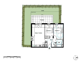 Vente  Appartement T3  de 62 m² à Cogolin 395 000 euros Réf: SFN-1674647-18