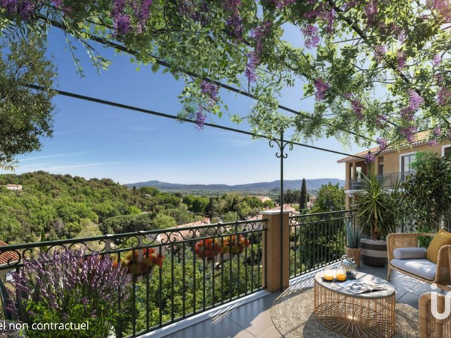 Vente  Appartement T2  de 45 m² à Grimaud 338 000 euros Réf: SFN-1721292-1