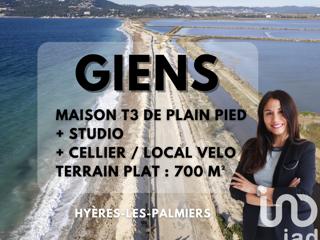 Vente  Maison de 100 m² à Hyères 670 000 euros