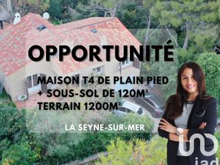 Vente  Maison de 108 m² à La Seyne 409 000 euros