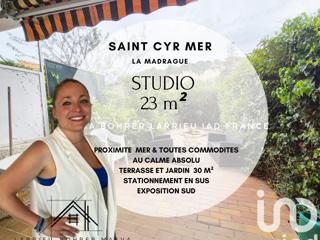 Vente  Studio de 23 m² à Saint Cyr Sur Mer 177 000 euros