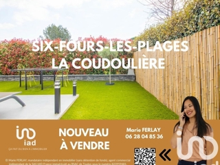 Vente  Appartement F3  de 60 m² à Six-Fours 449 000 euros