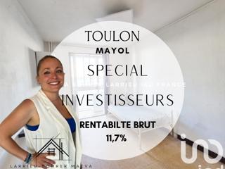 Vente  Appartement T4  de 60 m² à Toulon 155 000 euros