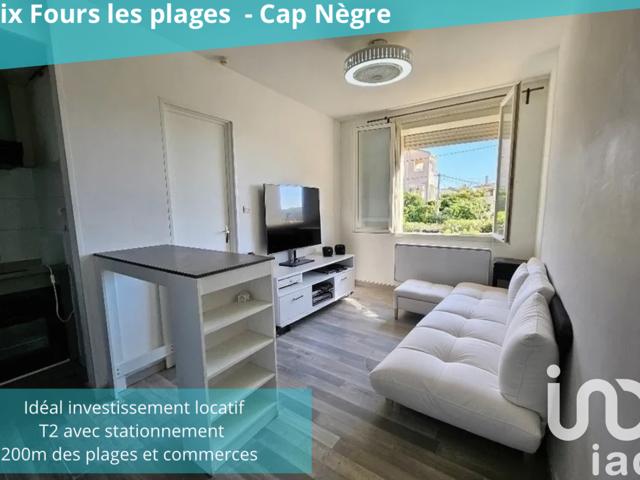 Vente  Appartement F2  de 28 m² à Six-Fours 167 000 euros Réf: SFN-1755087