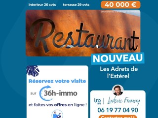 Vente  Local commercial de 69 m² à Les Adrets de l'Estérel 40 000 euros