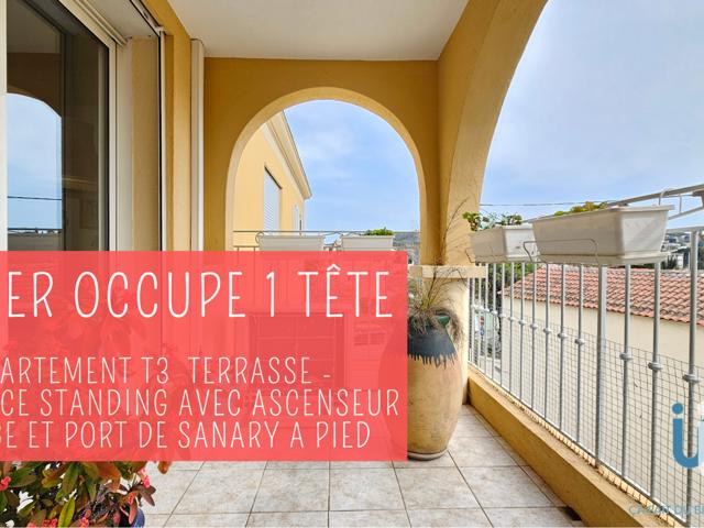 Vente  Appartement F3  de 75 m² à Sanary 230 000 euros Réf: SFN-1711948
