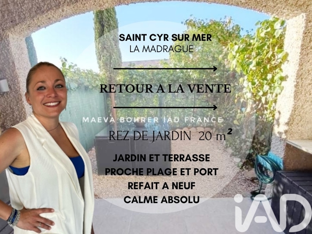 Vente  Studio de 20 m² à Saint Cyr Sur Mer 159 000 euros Réf: SFN-1883991