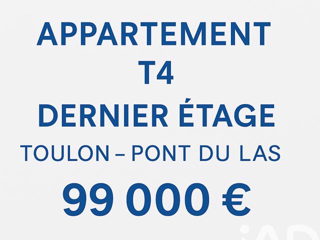 Vente  Appartement T4  de 44 m² à Toulon 99 000 euros Réf: SFN-1884514