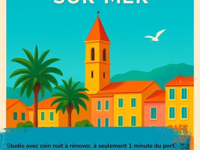 Vente  Appartement F2  de 27 m² à Sanary 158 500 euros Réf: SFN-1741251