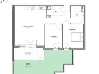 Vente  Appartement F3  de 66 m² à Draguignan 263 222 euros Réf: SFN-1881829-6