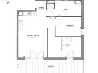 Vente  Appartement F3  de 59 m² à Draguignan 225 506 euros Réf: SFN-1881829-8