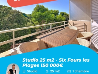 Vente  Studio de 25 m² à Six-Fours 150 000 euros