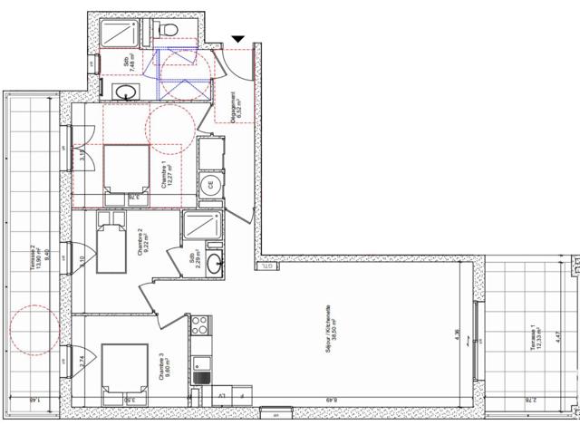 Vente  Appartement T4  de 86 m² à Bormes les Mimosas 503 000 euros Réf: SFN-1896270-31