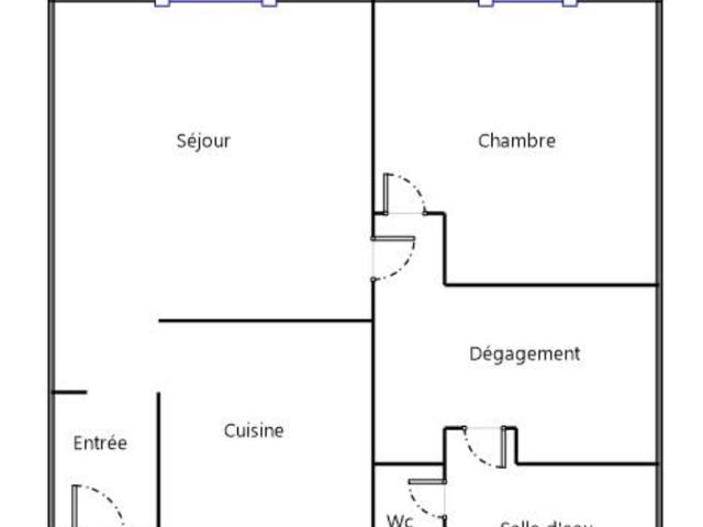 Vente  Appartement T2  de 50 m² à Toulon 144 000 euros Réf: SFN-1917418