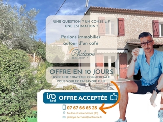 Vente  Maison de 97 m² au Revest les Eaux 349 000 euros Réf: SFN-1871493