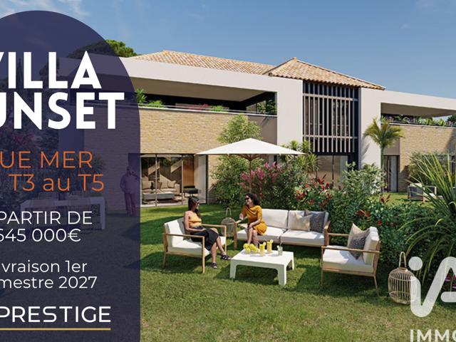 Vente  Appartement F4  de 96 m² à Six-Fours 770 000 euros Réf: SFN-1941611