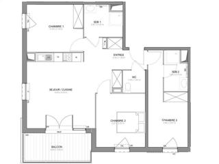 Vente  Appartement F4  de 79 m² à Draguignan 363 200 euros