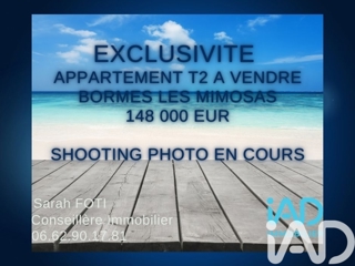 Vente  Appartement F2  de 28 m² à Bormes les Mimosas 148 000 euros Réf: SFN-1960005