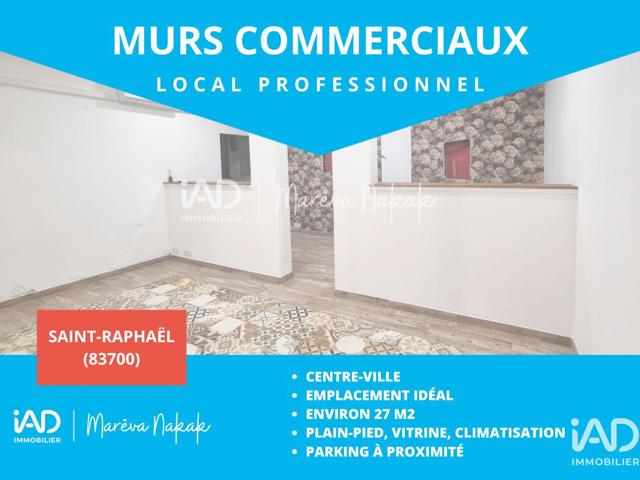 Vente  Local commercial de 27 m² à Saint Raphaël 80 000 euros Réf: SFN-1973367