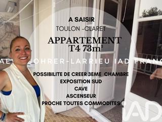 Vente  Appartement F4  de 73 m² à Toulon 139 000 euros Réf: SFN-1967906
