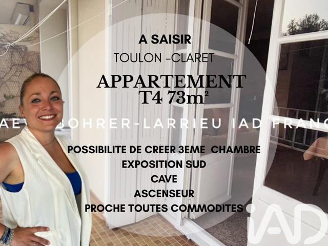 Vente  Appartement F4  de 73 m² à Toulon 139 000 euros Réf: SFN-1967906