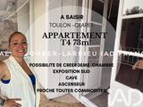 Vente  Appartement F4  de 73 m² à Toulon 139 000 euros