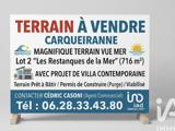 Vente  Terrain de 716 m² à Carqueiranne 730 000 euros
