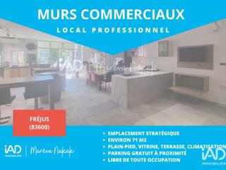 Vente  Local commercial de 71 m² à Fréjus 199 000 euros