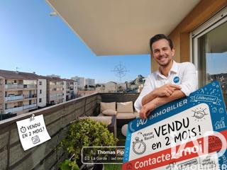 Vente  Appartement T4  de 80 m² à La Garde 309 000 euros