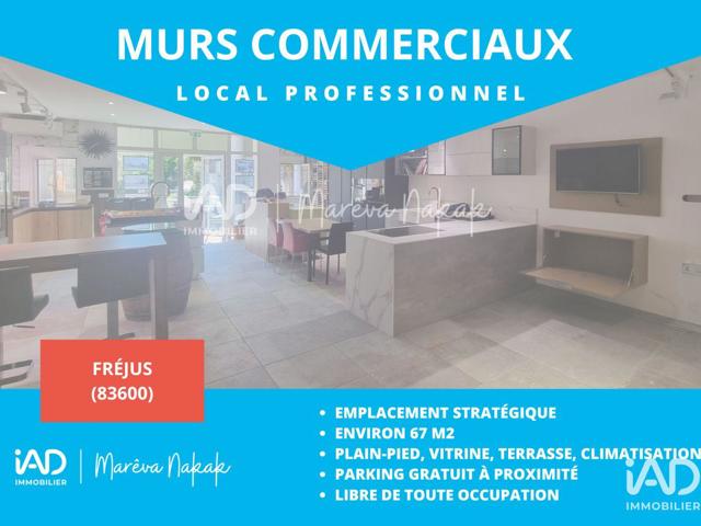 Vente  Local commercial de 67 m² à Fréjus 199 000 euros Réf: SFN-1999214