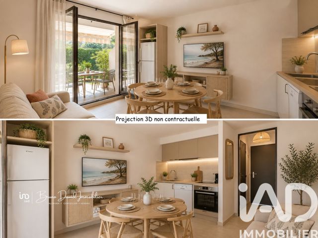 Vente  Appartement T2  de 27 m² à Cavalaire sur Mer 185 000 euros Réf: SFN-1981786