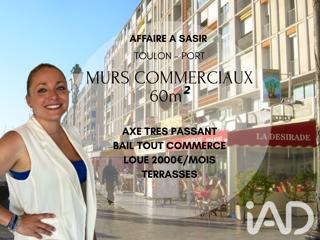 Vente  Local commercial de 60 m² à Toulon 323 000 euros Réf: SFN-2034301