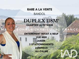 Vente  Appartement F4  de 118 m² à Bandol 590 000 euros