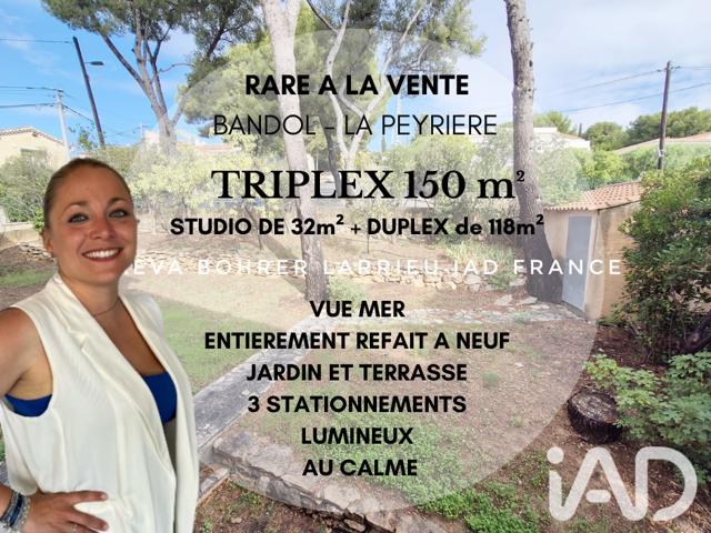 Vente  Appartement F6  de 150 m² à Bandol 785 000 euros Réf: SFN-2067390