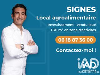 Vente  Local commercial de 1311 m² à Signes 1 865 000 euros Réf: SFN-2086830
