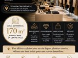 Vente  Local commercial de 170 m² à Toulon 162 000 euros