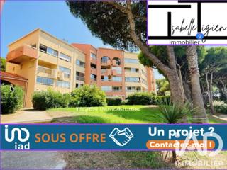 Vente  Appartement T2  de 33 m² à Six-Fours 160 000 euros