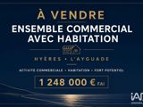 Vente  Local commercial de 115 m² à Hyères 1 248 000 euros