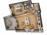 Vente  Appartement T2  de 43 m² à Saint Maximin la Sainte Baume 150 000 euros