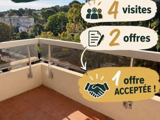 Vente  Appartement F2  de 46 m² à Toulon 188 000 euros